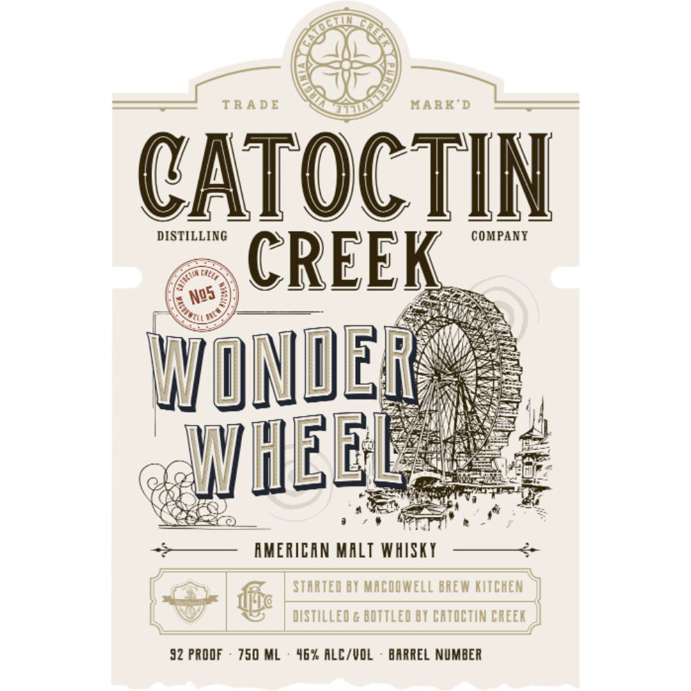 Catoctin Creek Wonder Wheel American Malt Whiskey - Goro's Liquor