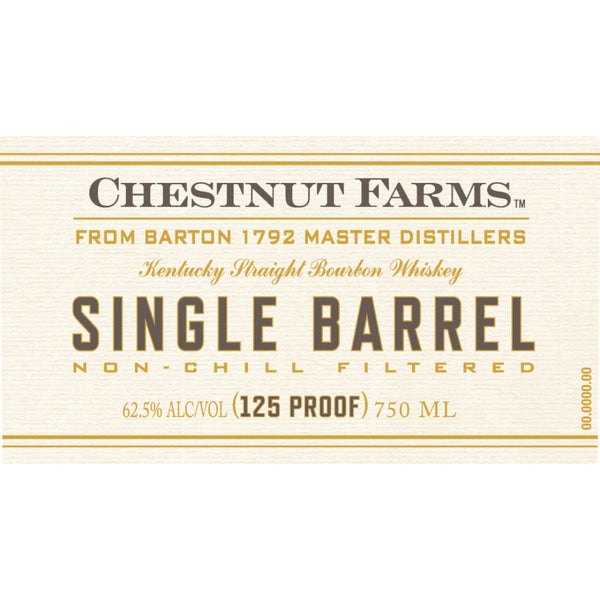 Chestnut Farms Single Barrel Kentucky Straight Bourbon - Goro's Liquor