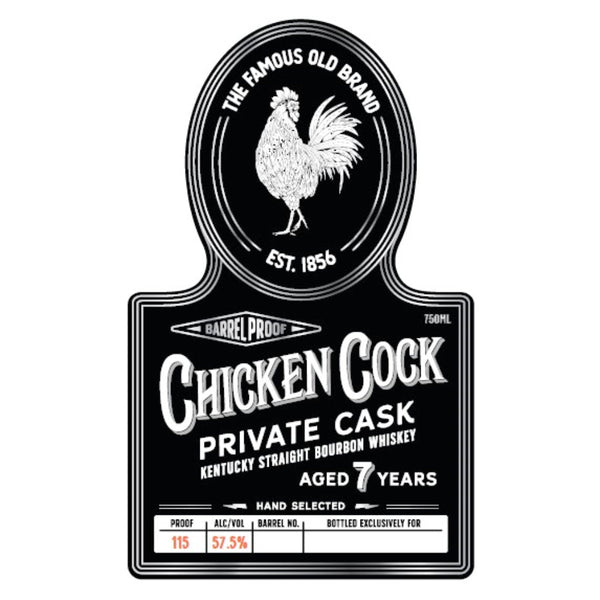 Chicken Cock 7 Year Old Private Cask Bourbon - Goro's Liquor