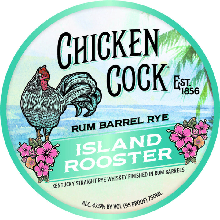 Chicken Cock Island Rooster Rum Barrel Straight Rye - Goro's Liquor