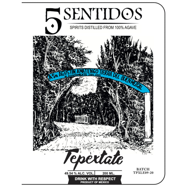 Cinco Sentidos Tepextate Mezcal - Goro's Liquor