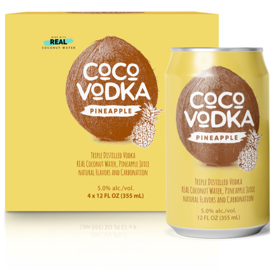 Coco Vodka Pineapple 4PK - Goro's Liquor