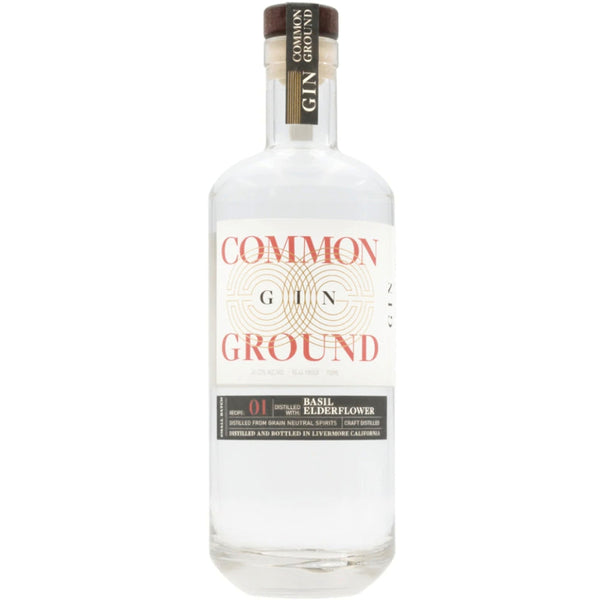 Common Ground Gin Recipe 01 - Basil and Elderflower - Goro's Liquor