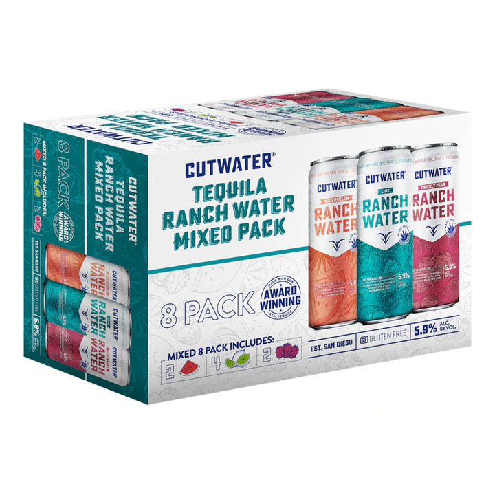 Cutwater Ranch Water Variety 8pk - Goro's Liquor