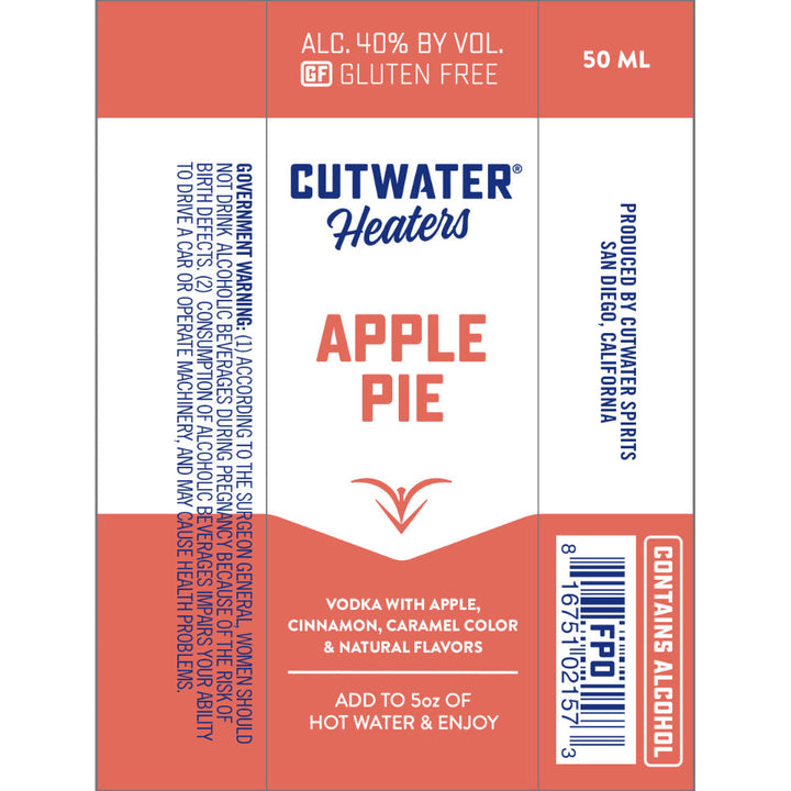 Cutwater Heaters Apple Pie - Goro's Liquor