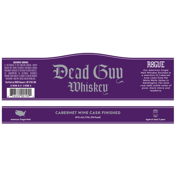 Dead Guy Cabernet Wine Cask Finished Whiskey - Goro's Liquor