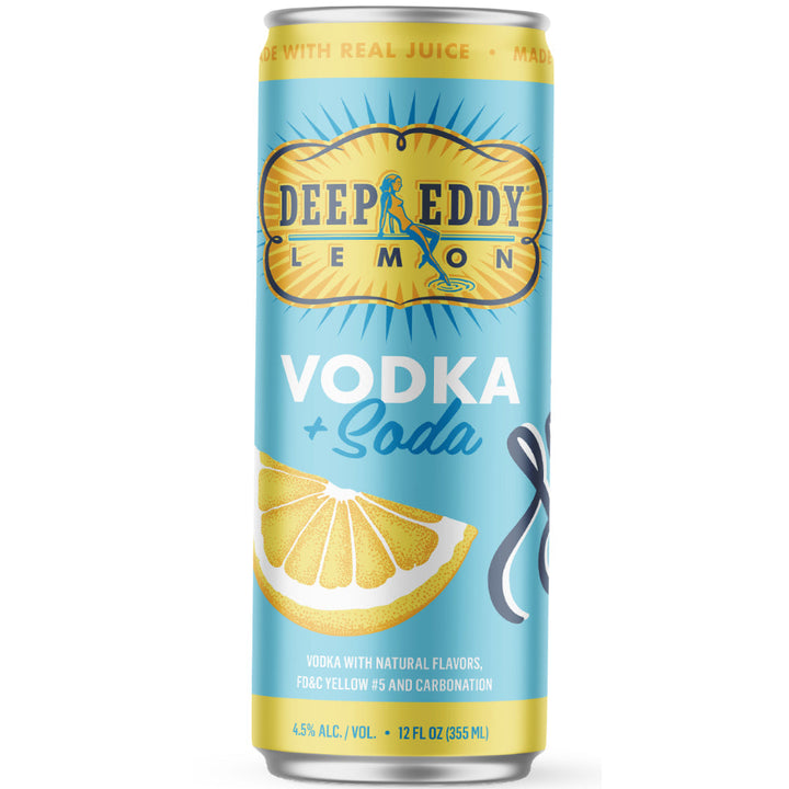 Deep Eddy Lemon Vodka Soda 4 Pack - Goro's Liquor