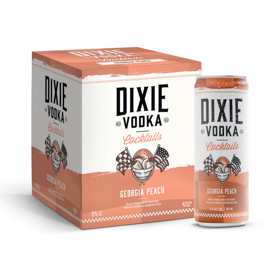 Dixie Vodka Cocktails Georgia Peach 4PK - Goro's Liquor