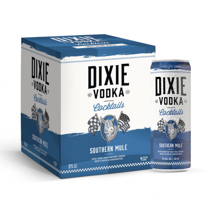 Dixie Vodka Cocktails Southern Mule 4PK - Goro's Liquor