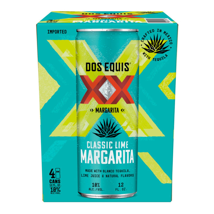 Dos Equis Classic Lime Margarita Canned Cocktail 4pk - Goro's Liquor