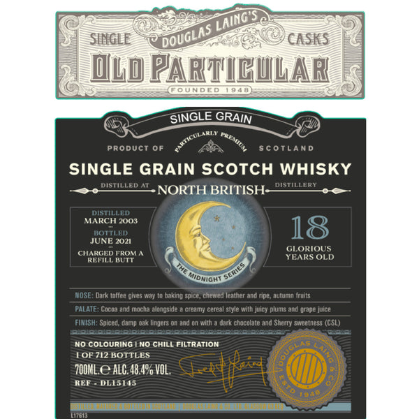 Douglas Laing 18 Year Old North British Single Grain Scotch - Goro's Liquor