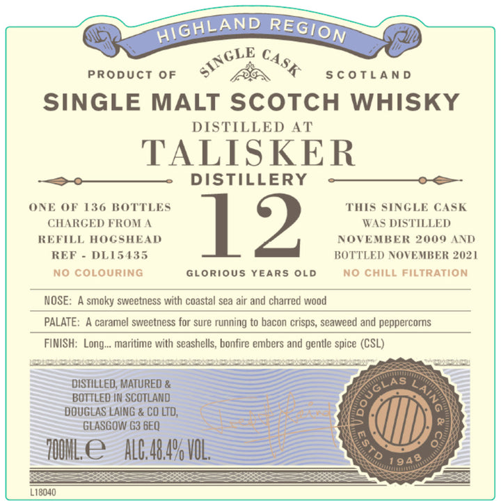 Douglas Laing Old Particular 12 Year Old Talisker - Goro's Liquor