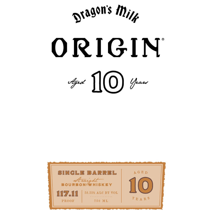 Dragon’s Milk Origin 10 Year Old Single Barrel Bourbon - Goro's Liquor