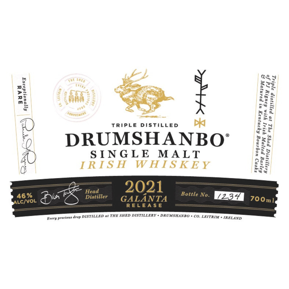 Drumshanbo Irish Whiskey Galánta Release 2021 - Goro's Liquor