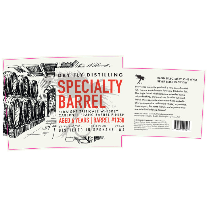 Dry Fly Specialty Barrel Straight Triticale Whiskey - Goro's Liquor