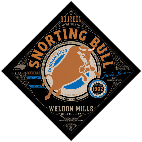 Durham Bulls Snorting Bull Bourbon - Goro's Liquor