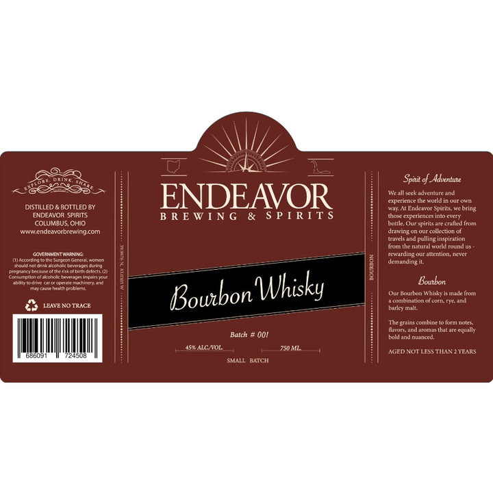 Endeavor Brewing & Spirits Bourbon - Goro's Liquor