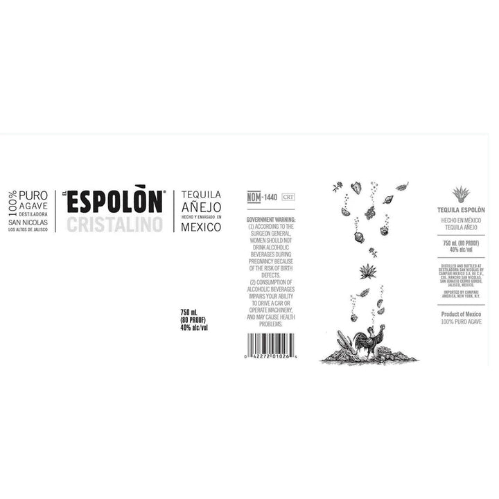 Espolon Cristalino Anejo - Goro's Liquor