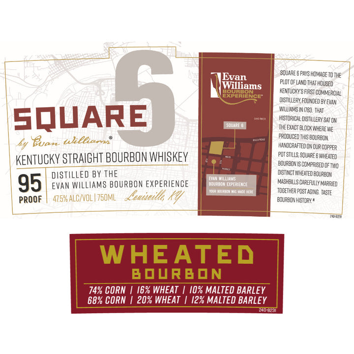 Evan Williams Square 6 Wheated Kentucky Straight Bourbon - Goro's Liquor