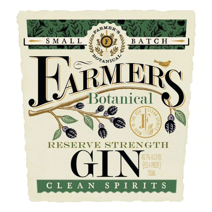 Farmers Reserve Strength Gin - Goro's Liquor