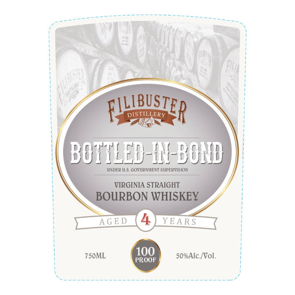 Filibuster Bottled in Bond Virginia Straight Bourbon - Goro's Liquor