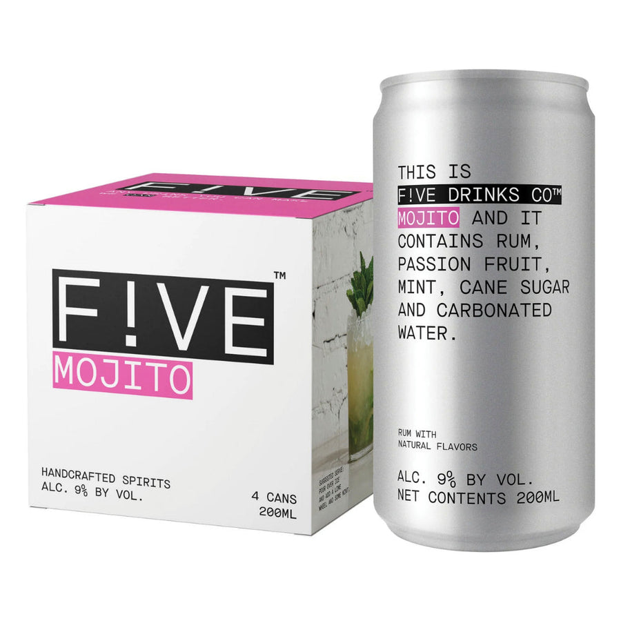 Five Drinks Mojito 4PK - Goro's Liquor