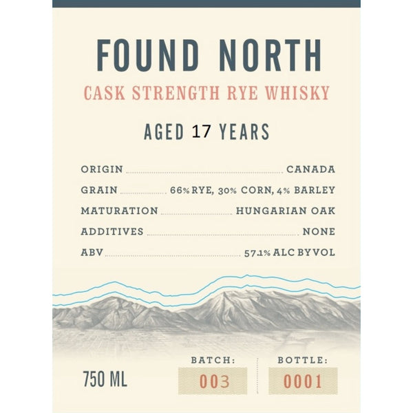 Found North Batch 003 Aged 17 Years - Goro's Liquor