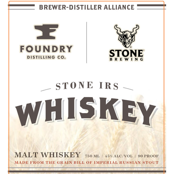 Foundry Distilling Stone IRS Malt Whiskey - Goro's Liquor