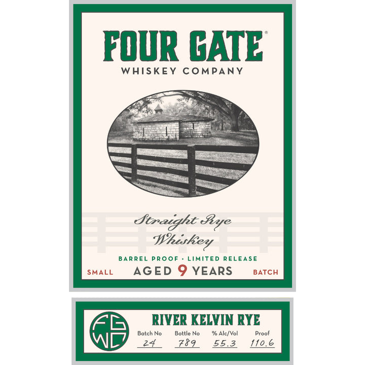 Four Gate River Kelvin Rye Whiskey - Goro's Liquor