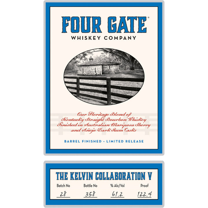 Four Gate The Kelvin Collaboration V Kentucky Straight Bourbon - Goro's Liquor