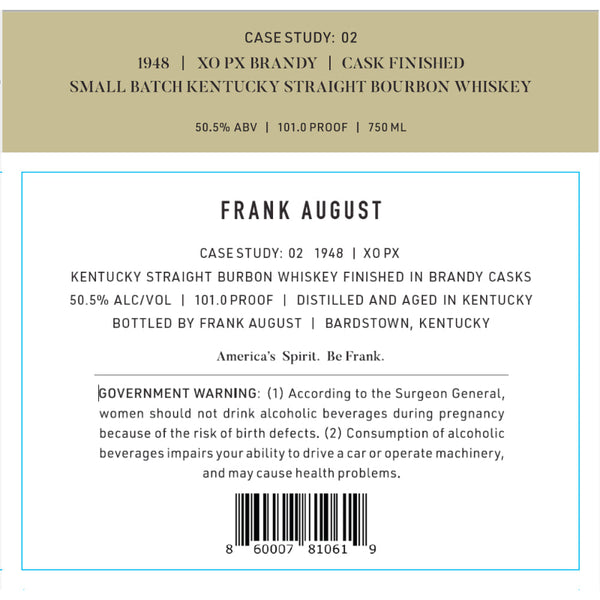 Frank August Bourbon Case Study: 02 - Goro's Liquor