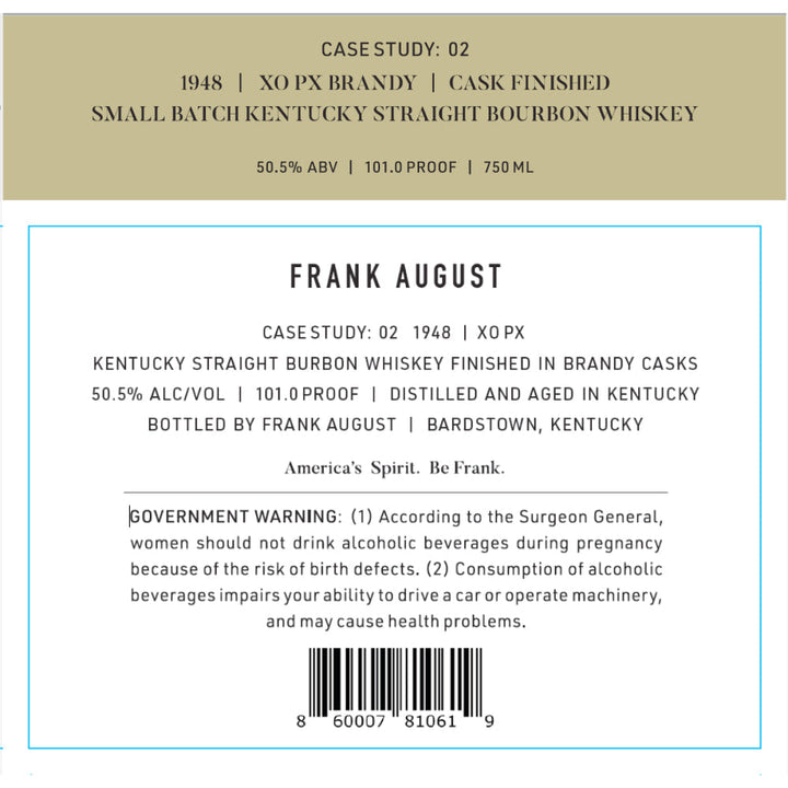 Frank August Bourbon Case Study: 02 - Goro's Liquor