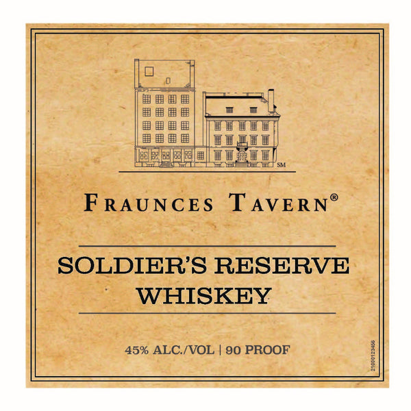 Fraunces Tavern Soldier’s Reserve Whiskey - Goro's Liquor