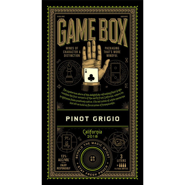 Game Box Wine Pinot Grigio - Goro's Liquor