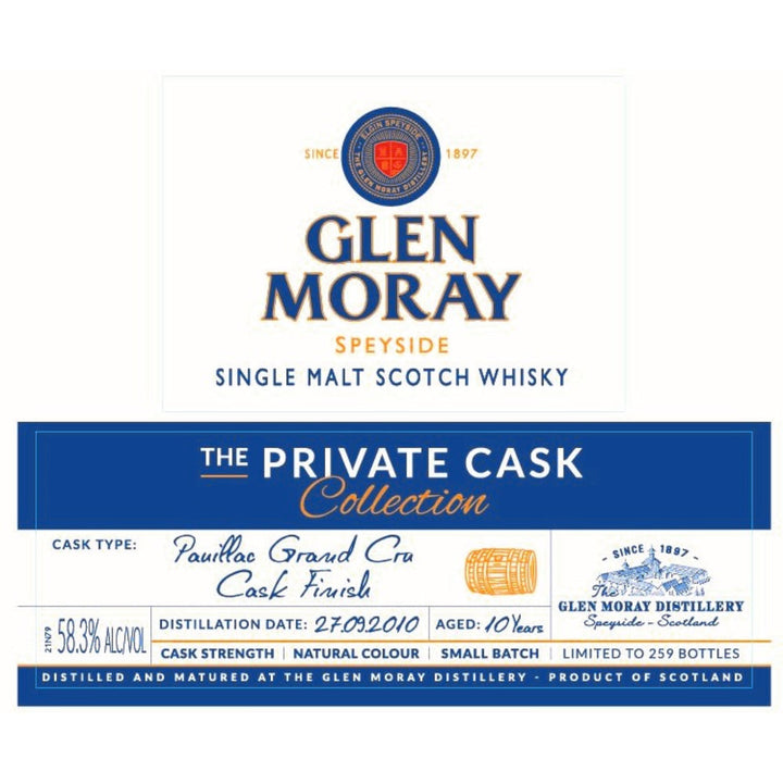 Glen Moray The Private Cask Collection - Goro's Liquor