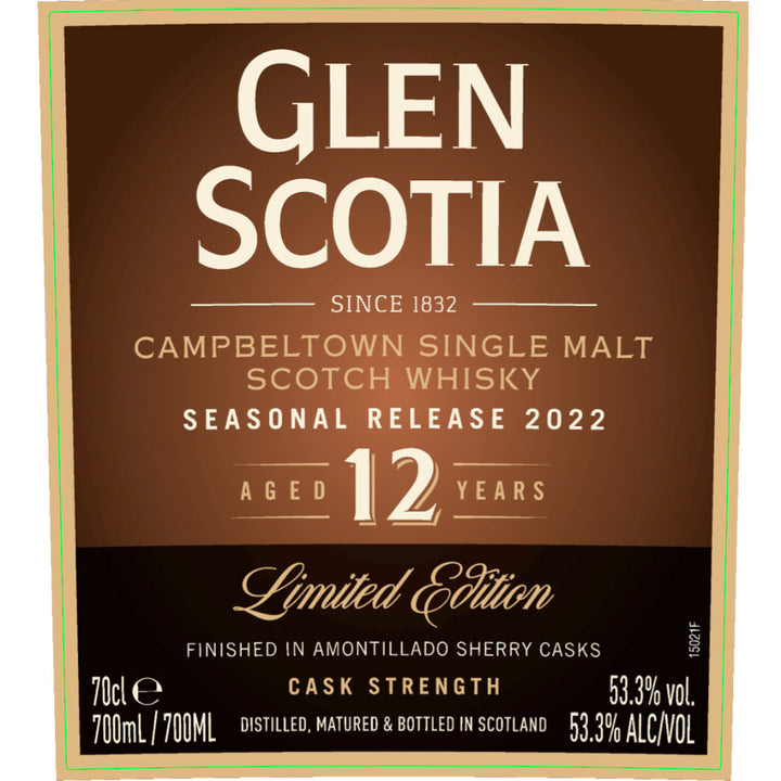 Glen Scotia 12 Year Old Seasonal Release 2022 - Goro's Liquor