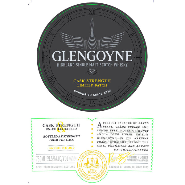 Glengoyne Cask Strength Batch No. 010 - Goro's Liquor