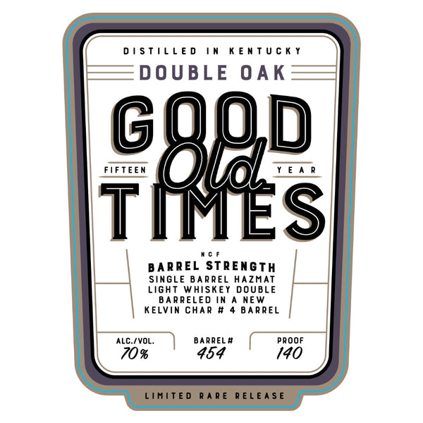 Good Old Times 15 Year Old Double Oak Hazmat Light Whiskey - Goro's Liquor