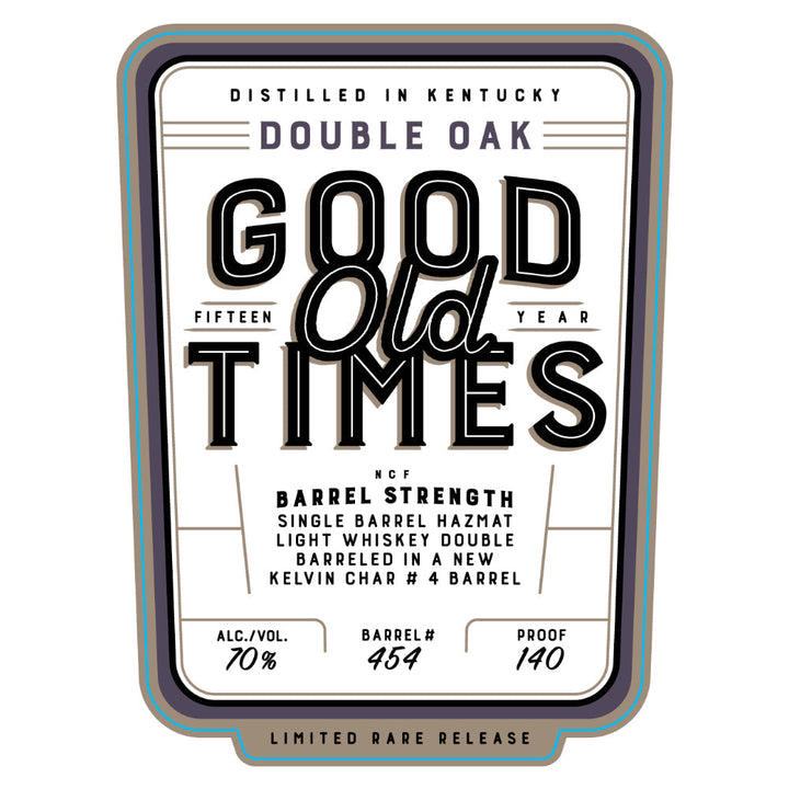 Good Old Times 15 Year Old Double Oak Hazmat Light Whiskey - Goro's Liquor