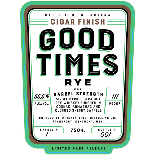 Good Times Cigar Finish Rye - Goro's Liquor