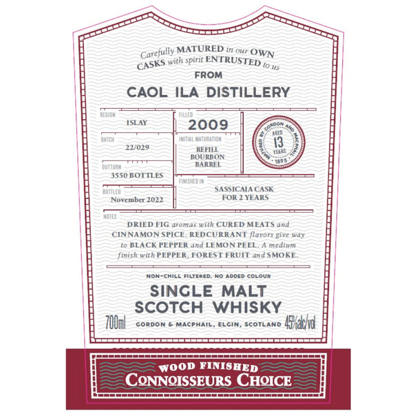 Gordon & MacPhail Caol Ila 13 Year Old Connoisseurs Choice 2009 - Goro's Liquor