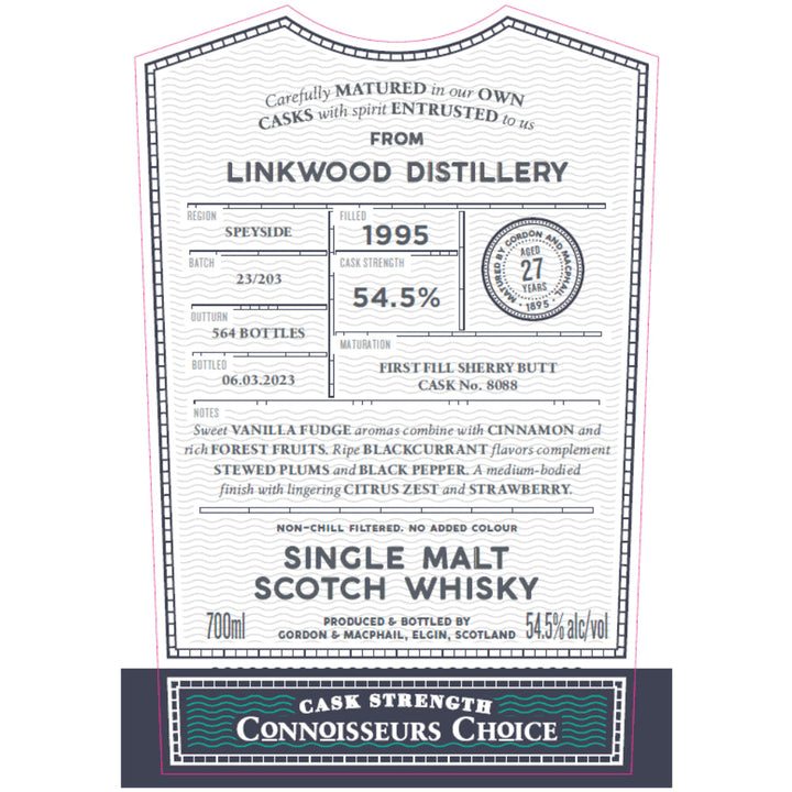 Gordon & MacPhail Linkwood Distillery 27 Year Old Connoisseurs Choice - Goro's Liquor