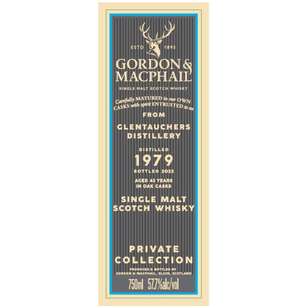 Gordon & Macphail 1979 Glentauchers 43 Year Old - Goro's Liquor