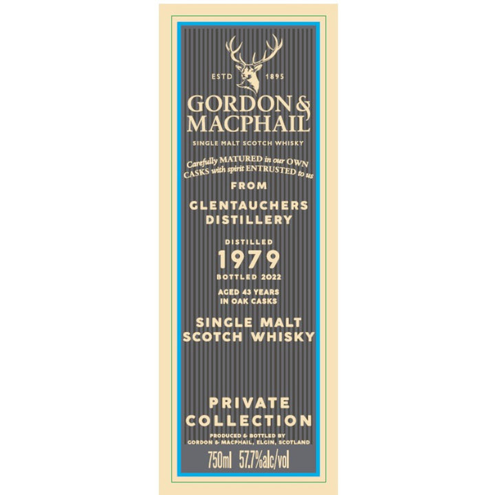 Gordon & Macphail 1979 Glentauchers 43 Year Old - Goro's Liquor