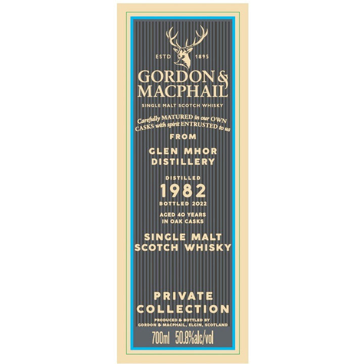 Gordon & Macphail 1982 Glen Mhor 40 Year Old - Goro's Liquor