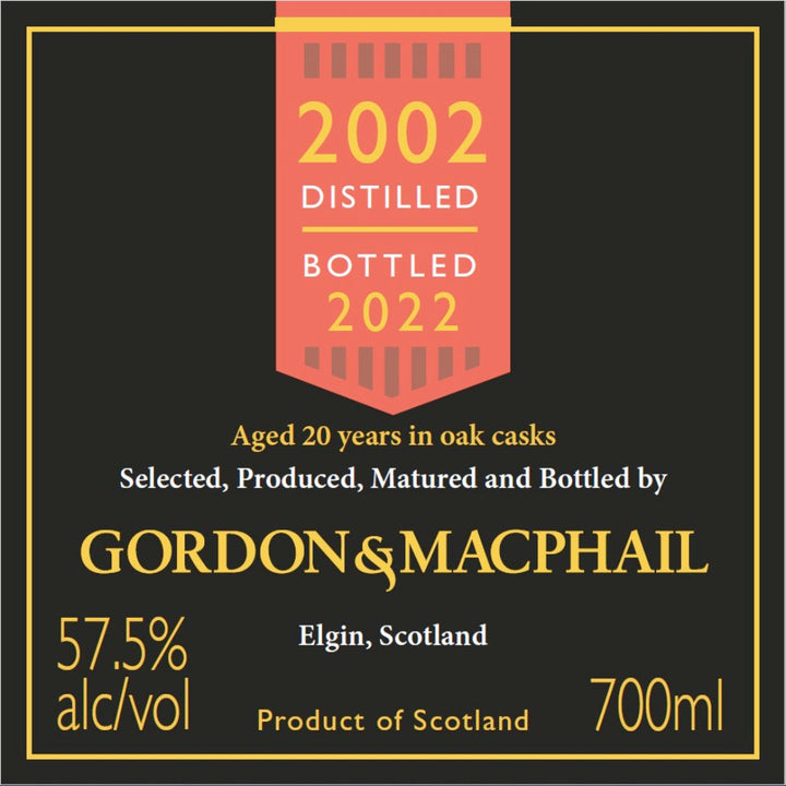 Gordon & Macphail 2002 Macallan 20 Year Old - Goro's Liquor