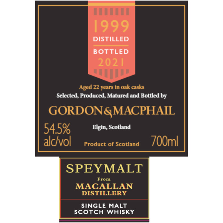 Gordon & Macphail 22 Year Old Macallan Single Malt Scotch - Goro's Liquor