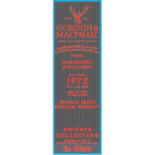 Gordon & Macphail Tomintoul Distillery 48 Year Old Single Malt Scotch - Goro's Liquor