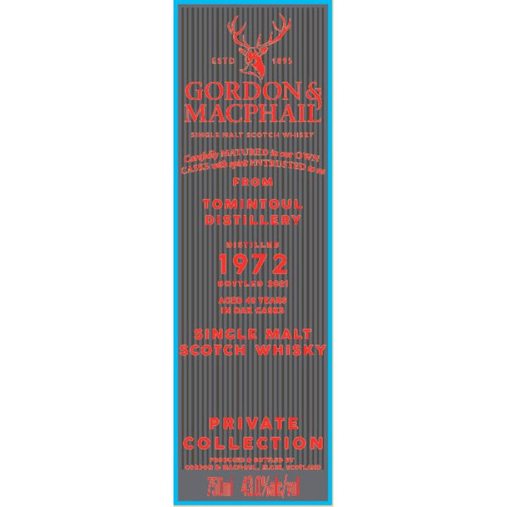 Gordon & Macphail Tomintoul Distillery 48 Year Old Single Malt Scotch - Goro's Liquor