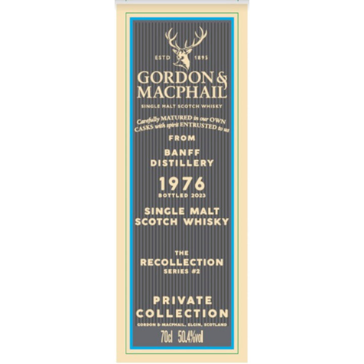 Gordon & Macphail The Recollection Series #2 46 Year Banff Distillery - Goro's Liquor